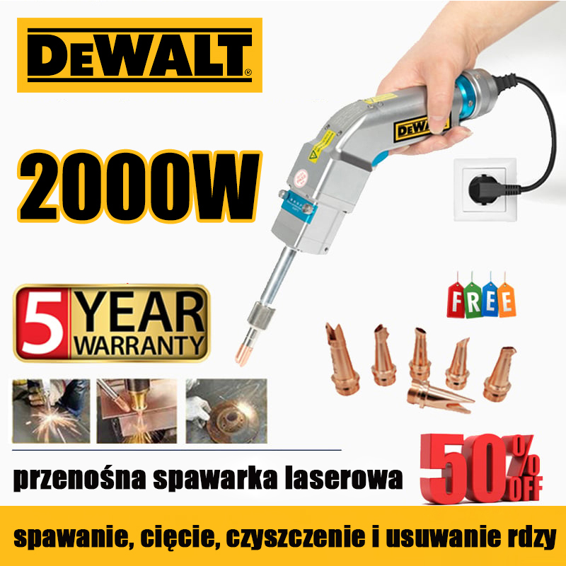 【3 w 1】Spawanie/Cięcie/Usuwanie rdzy, Grubość spawania do: 0-16 mm