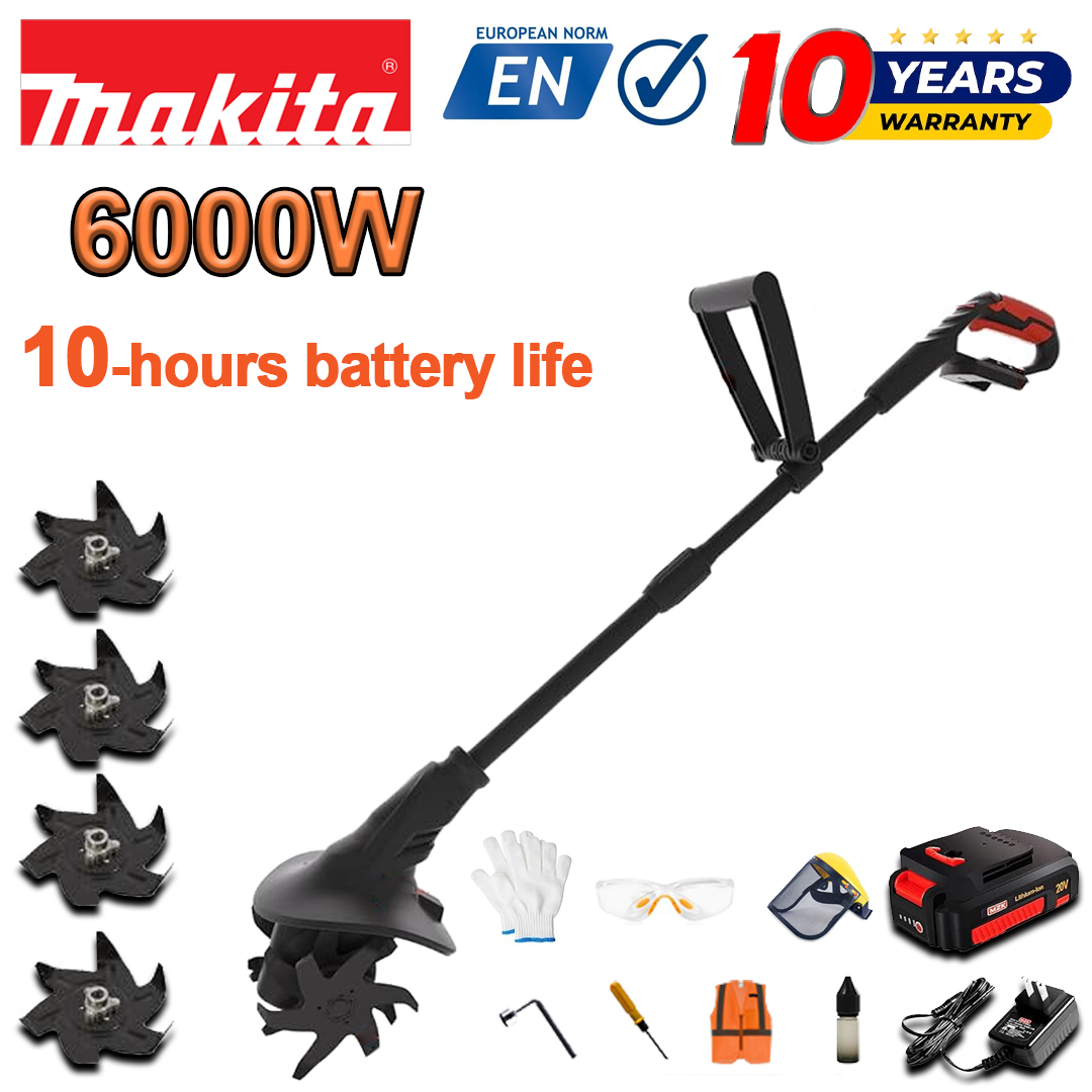 (Czas pracy baterii 10 godzin) Pług 6000 W + bateria litowa 96 V *1+ szybka ładowarka 1+ lemiesz pługa *4+ różne akcesoria 
