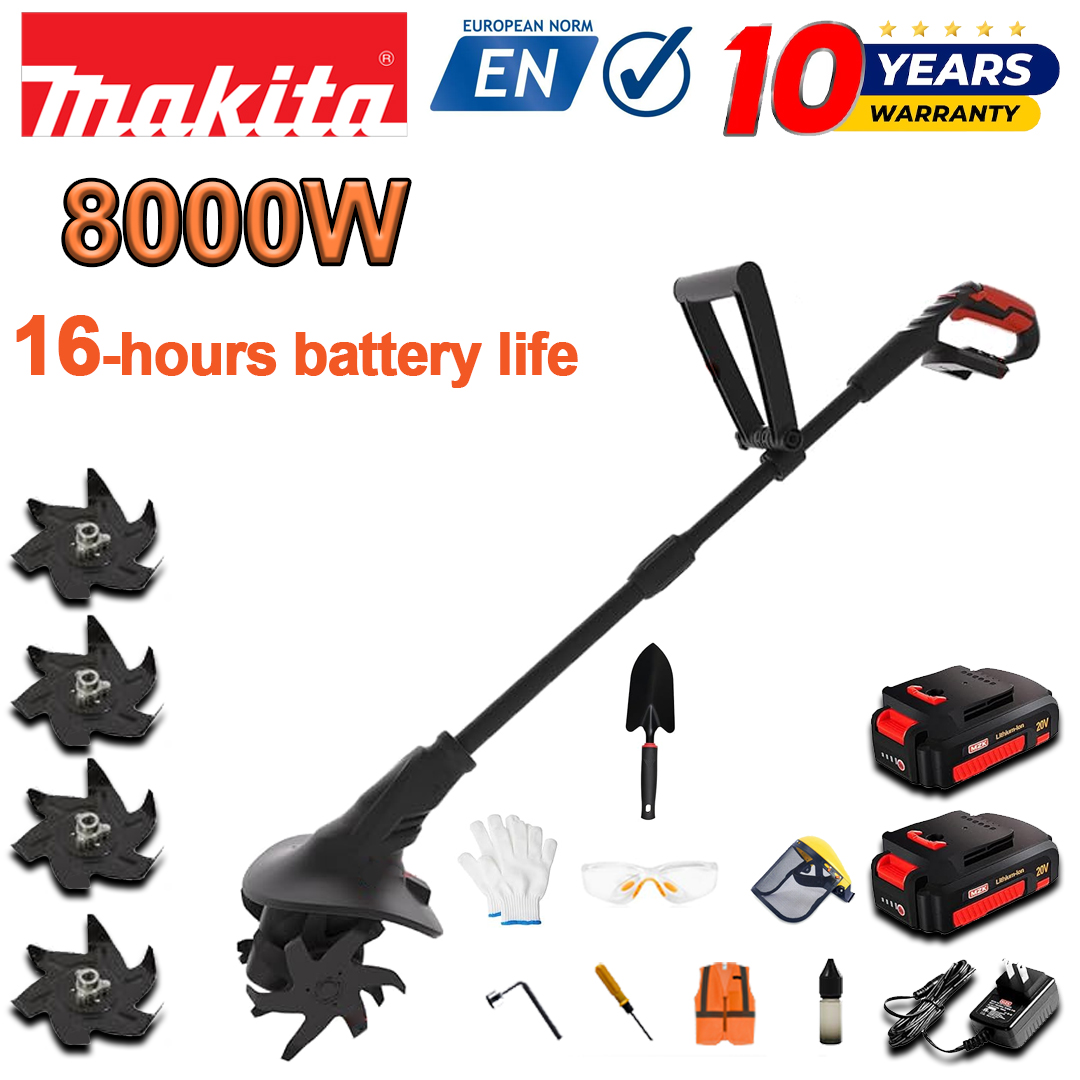 (Czas pracy baterii 16 godzin) Pług 8000 W + bateria litowa 96 V *2 + szybka ładowarka 1+ lopata 1+ lemiesz pługa * 4 + różne akcesoria 